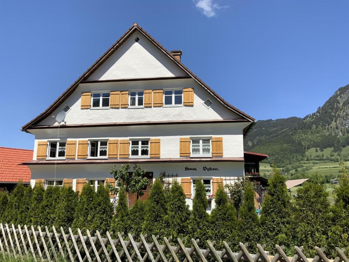 Ferienwohnung Haus Oyben Bad Hindelang Exterior foto